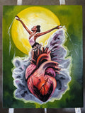 Vital Harmony : African Oil Painting by Gilles Samen