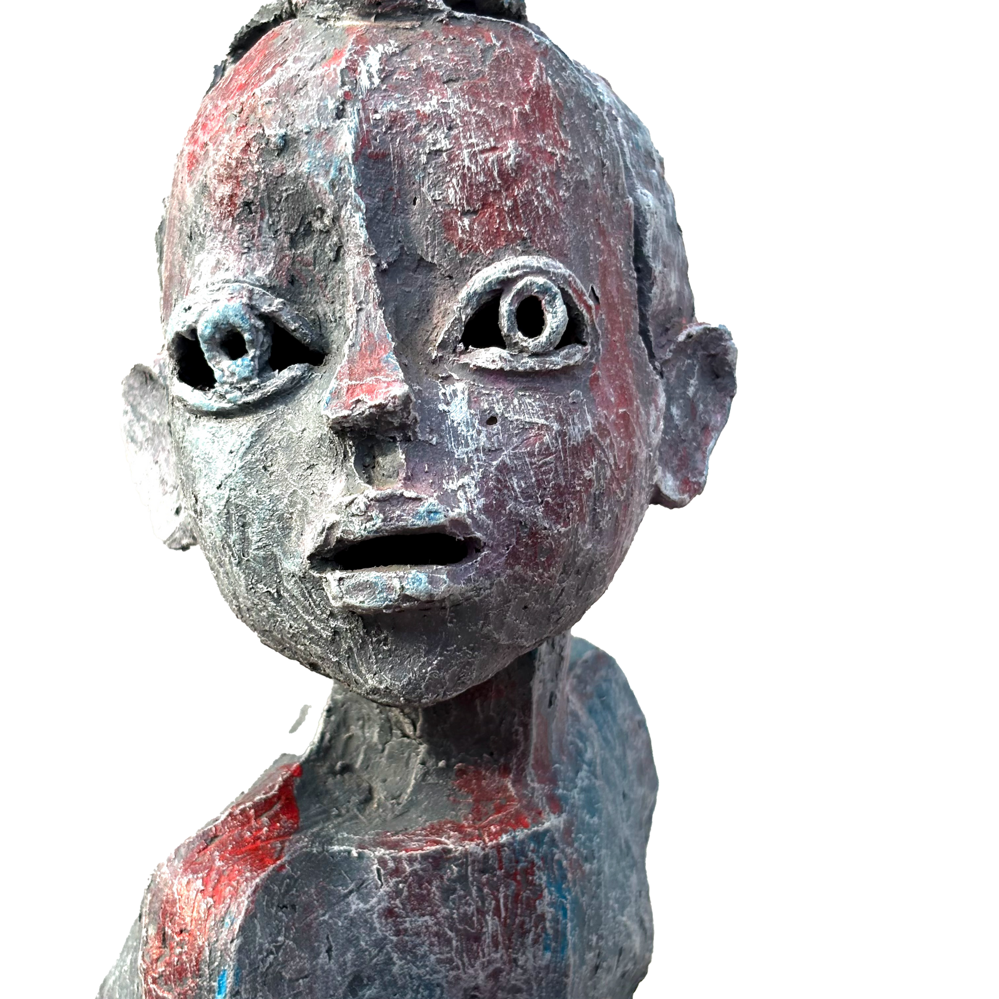 Clay With Pigment Sculpture "Nostalgia"