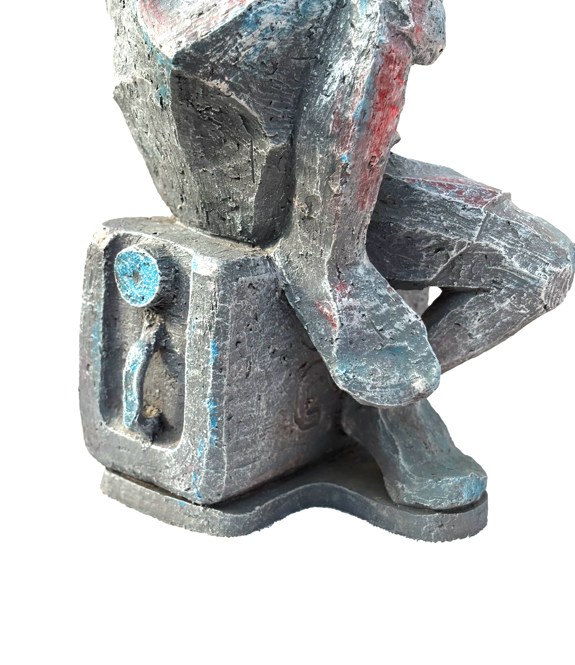 Clay With Pigment Sculpture "Nostalgia"