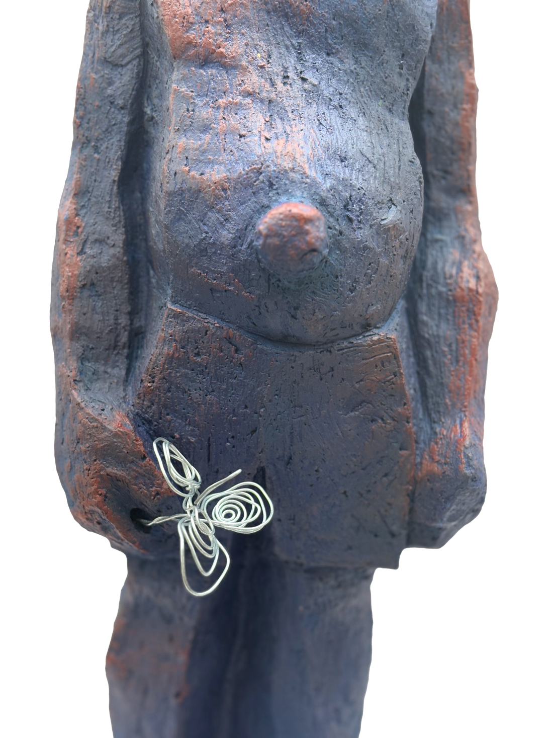 Clay With Pigment Sculpture "Optimism"
