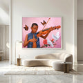 Sweet Melody : Hyperrealistic African Oil Painting For Sale