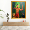 The Hunter : African Oil Painting For Sale