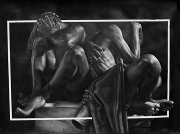 The Life Of A Black Youth : Hyperrealistist African Painting For Sale