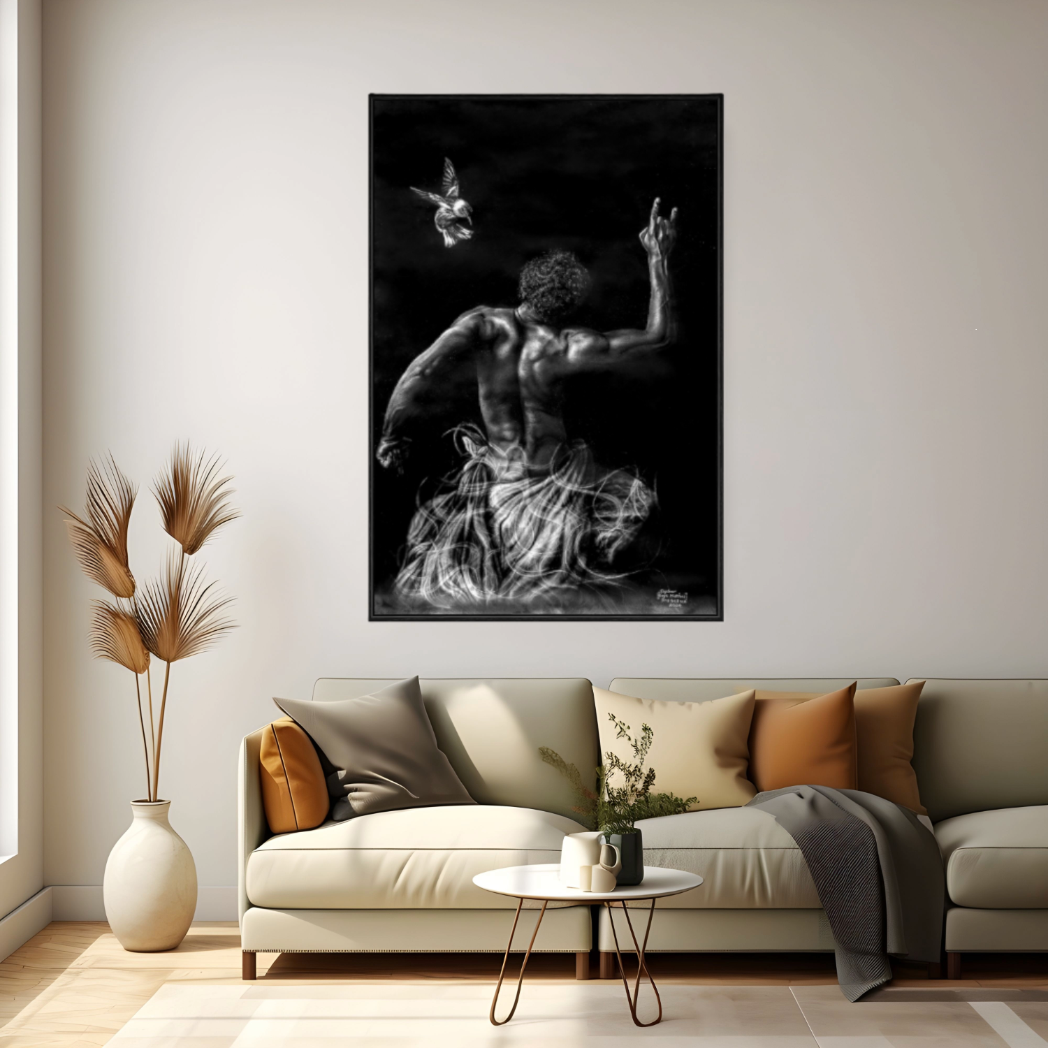 Wrath Of Youth II : Hyperrealistic Surrealism African Painting For Sale