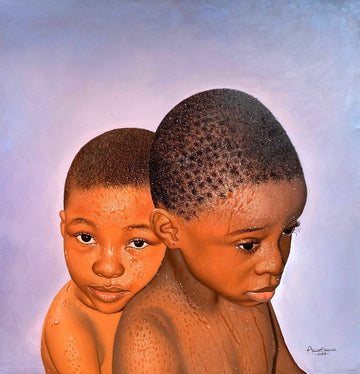 Original Oil Painting You're Not Alone / African Fine Art Print