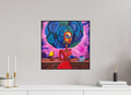 40 x 40 cm, Fine Art Print On Alu-Dibond Framed With Artbox Black Back To Reading Culture II - Fine Art Print On Alu-Dibond