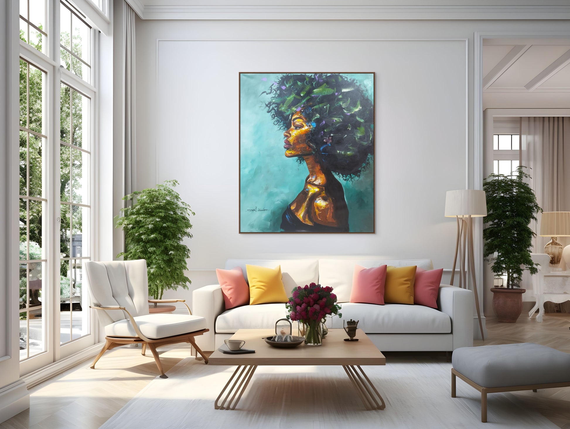 Black Pride: Acryl Painting By Jonathan Leo Kibiki