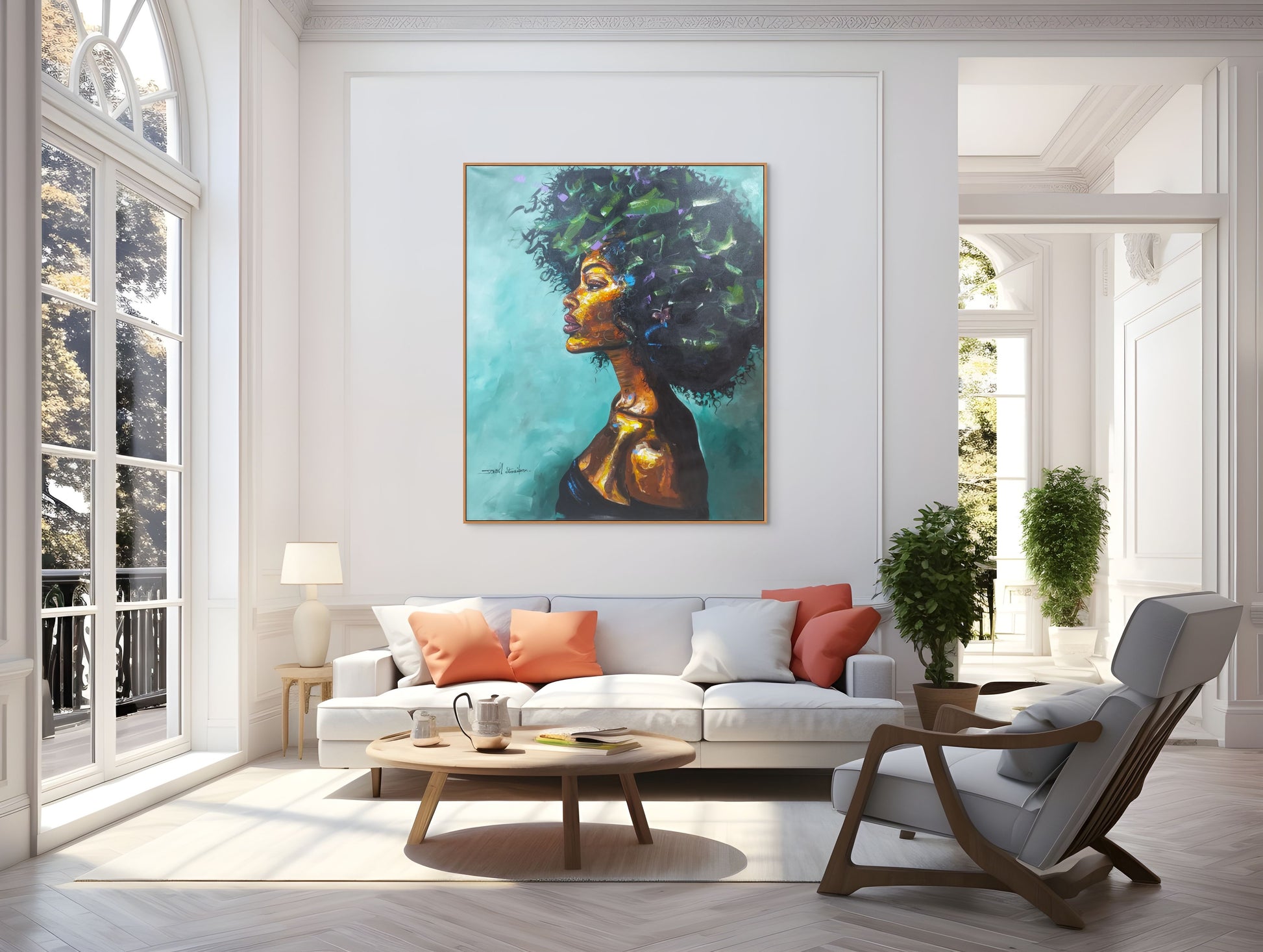 Black Pride: Acryl Painting By Jonathan Leo Kibiki