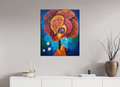 70 x 83,3 cm, Fine Art Print On Alu-Dibond Framed With Artbox Black Journey Of Imperfection II - Fine Art Print On Alu-Dibond