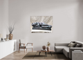 140 x 105 cm, Fine Art Print On Alu-Dibond Framed With Artbox Brown Dreamer - Fine Art Print On Alu-Dibond