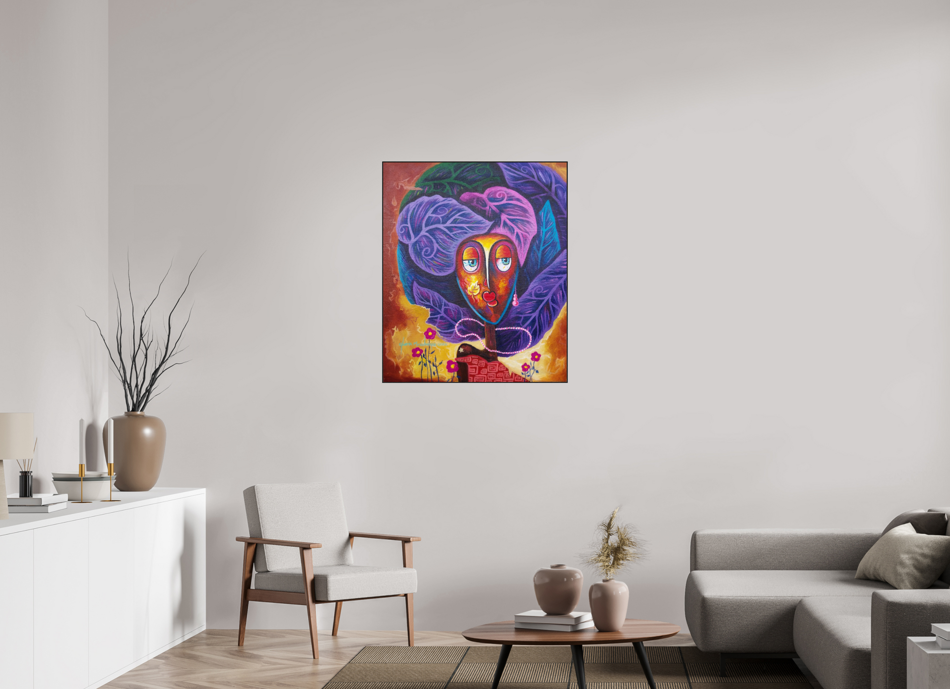 80 x 95,6 cm, Fine Art Print On Alu-Dibond Framed With Artbox Black Journey Of Imperfection IV - Fine Art Print On Alu-Dibond