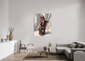 105 x 140 cm, Fine Art Print On Alu-Dibond Framed With Artbox Brown Dreamer - Fine Art Print On Alu-Dibond