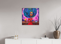 60 x 60 cm, Fine Art Print On Alu-Dibond Framed With Artbox Black Back To Reading Culture II - Fine Art Print On Alu-Dibond
