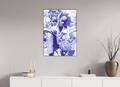 60 x 83,5 cm, Fine Art Print On Alu-Dibond Framed With Artbox Black The Villager I - Fine Art Print On Alu-Dibond