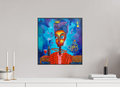 40 x 41,9 cm, Fine Art Print On Alu-Dibond Framed With Artbox Black The King - Fine Art Print On Alu-Dibond