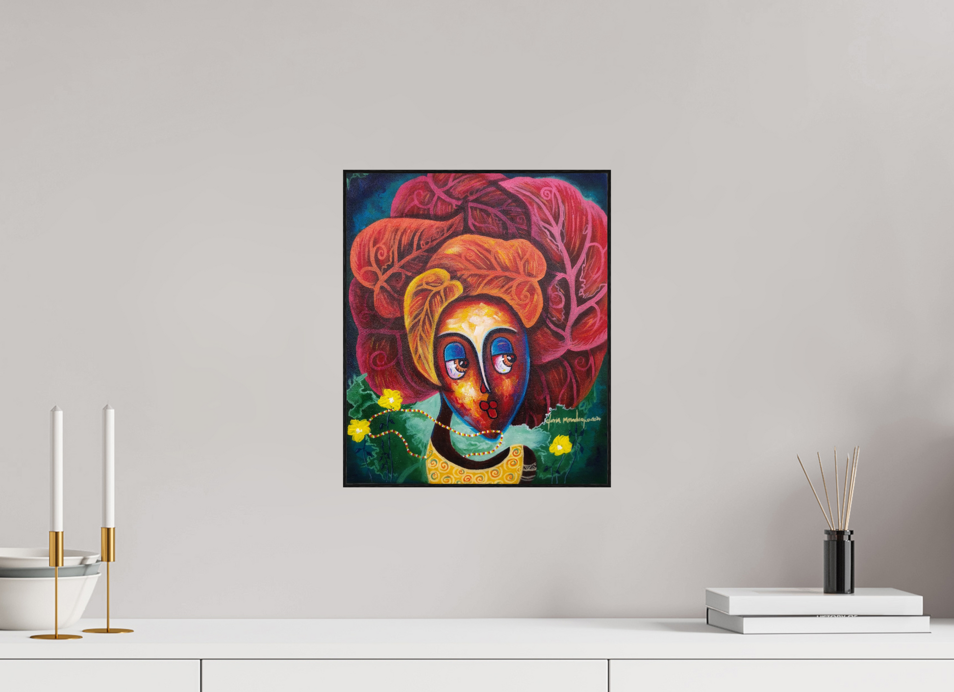 30 x 35,7 cm, Fine Art Print On Alu-Dibond Framed With Artbox Black Journey Of Imperfection V - Fine Art Print On Alu-Dibond