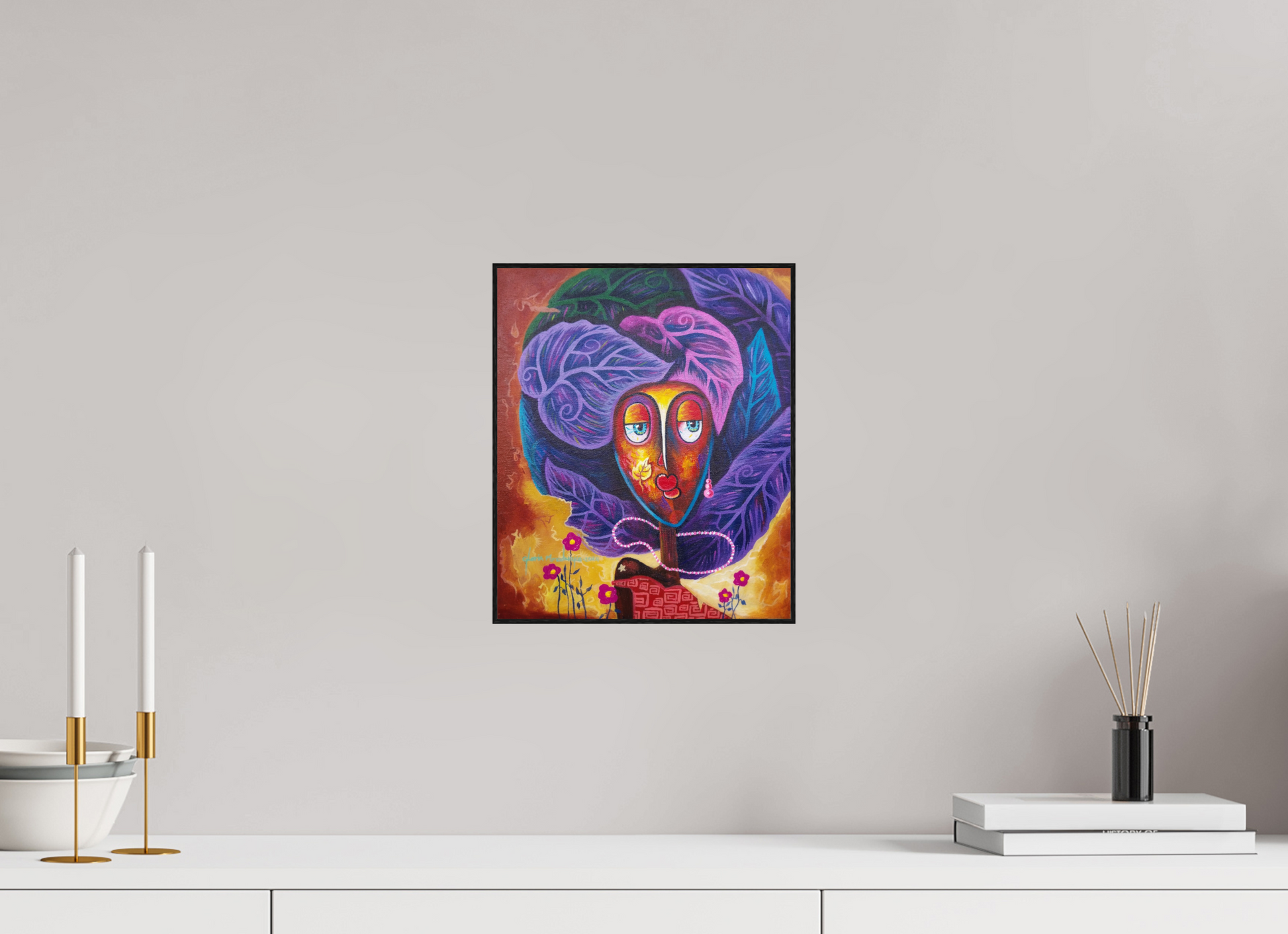 25 x 29,9 cm, Fine Art Print On Alu-Dibond Framed With Artbox Black Journey Of Imperfection IV - Fine Art Print On Alu-Dibond