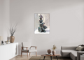 75 x 100 cm, Fine Art Print On Alu-Dibond Framed With Artbox Brown Nostalgia - Fine Art Print On Alu-Dibond