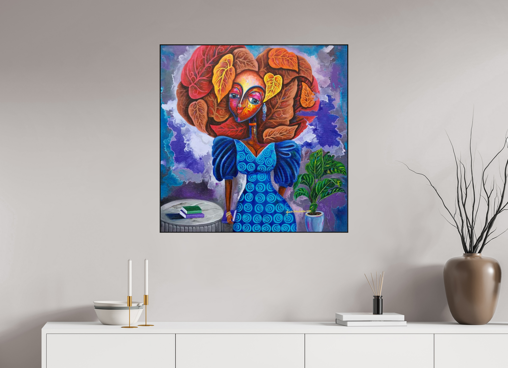 80 x 80 cm, Fine Art Print On Alu-Dibond Framed With Artbox Black Back To Reading Culture I - Fine Art Print On Alu-Dibond