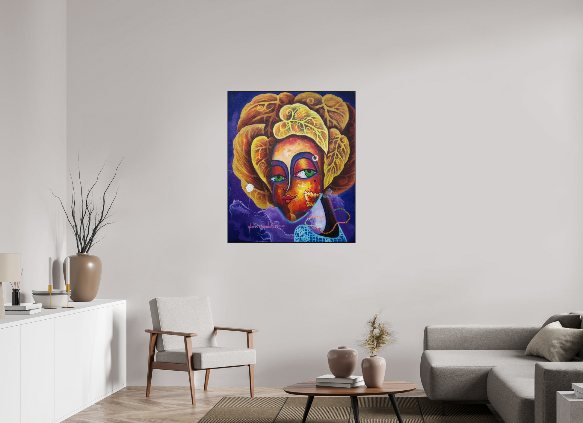 90 x 106,7 cm, Fine Art Print On Alu-Dibond Framed With Artbox Black Journey Of Imperfection III - Fine Art Print On Alu-Dibond