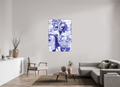 100 x 139,1 cm, Fine Art Print On Alu-Dibond Framed With Artbox Black The Villager I - Fine Art Print On Alu-Dibond