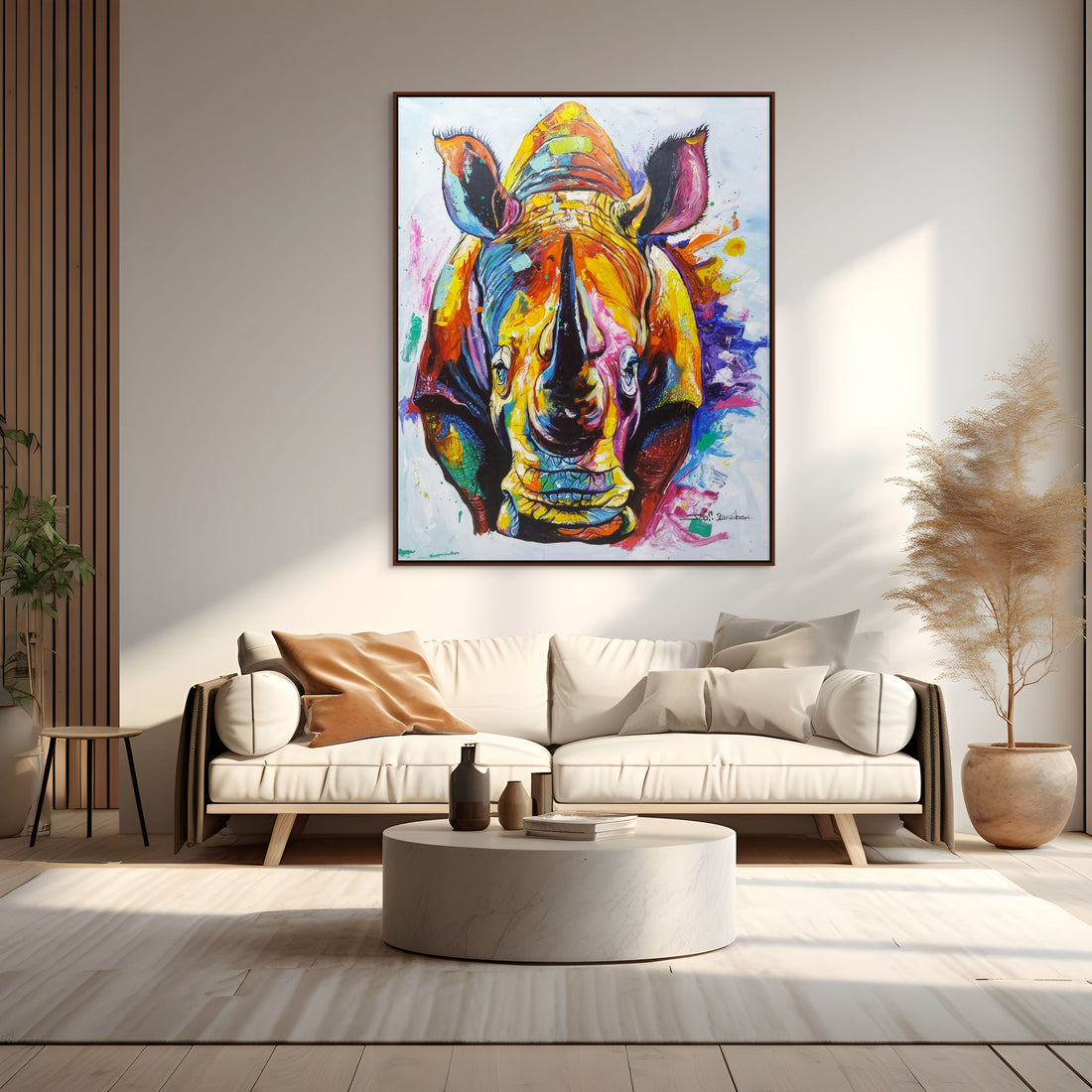 Forged By Heart 3: Acryl Animal Painting By Jonanthan Leo Kibiki
