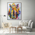 Forged By Heart 3: Acryl Animal Painting By Jonanthan Leo Kibiki