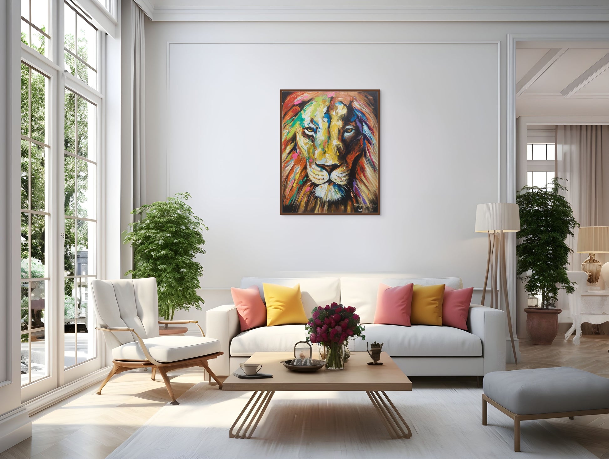 Forged By Heart 4: Acryl Animal Painting By Jonathan Leo Kibiki
