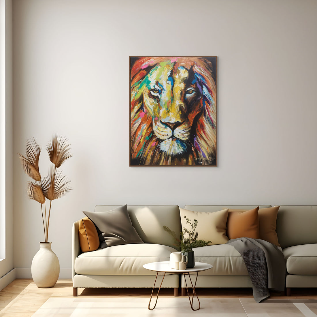 Forged By Heart 4: Acryl Animal Painting By Jonathan Leo Kibiki