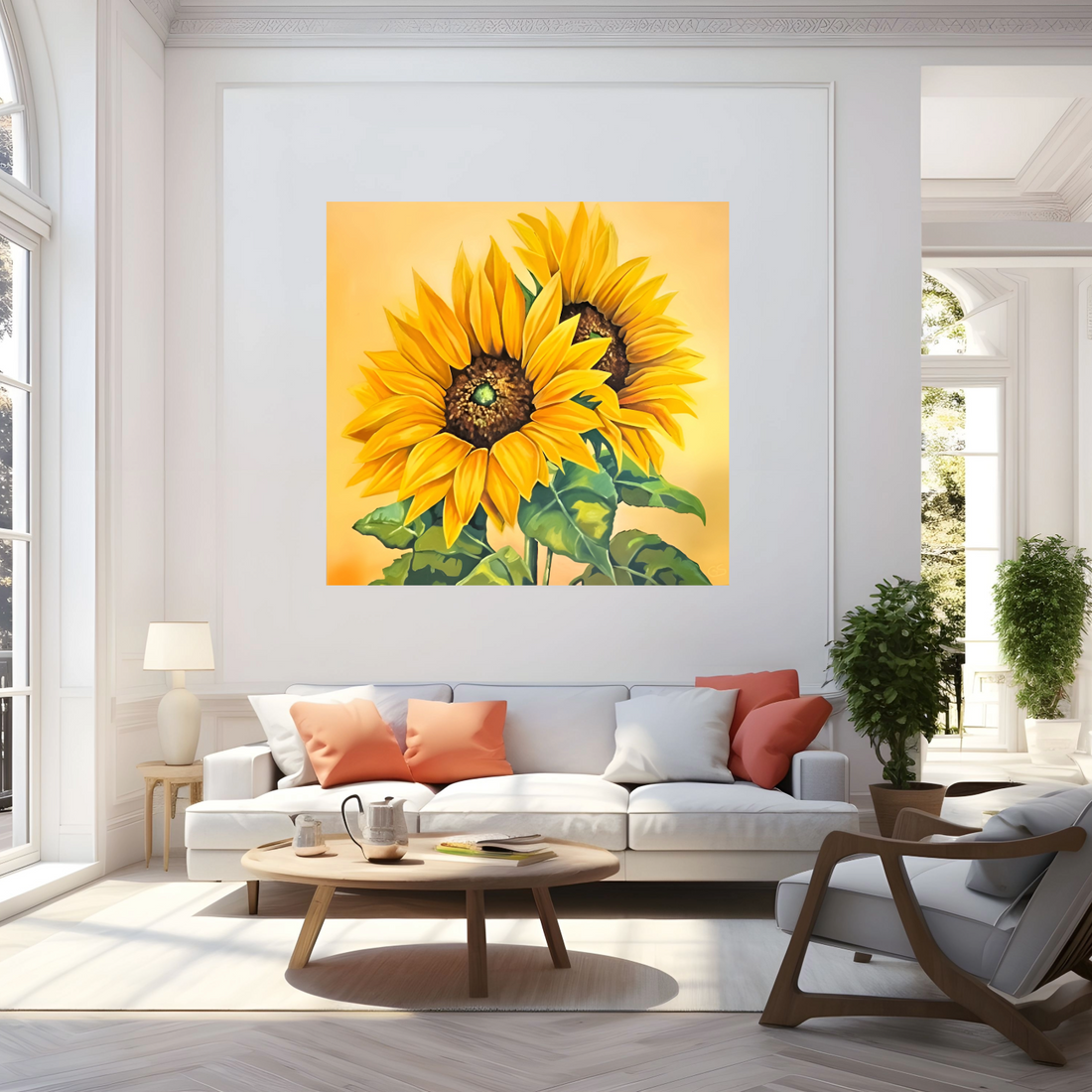 Alu-Dibond Fine Art Print Of Original Oil Painting The Union Of Contraries